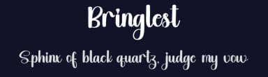 Bringlest by Inermedia Studio — Script Handwritten Font — thumbnail 2
