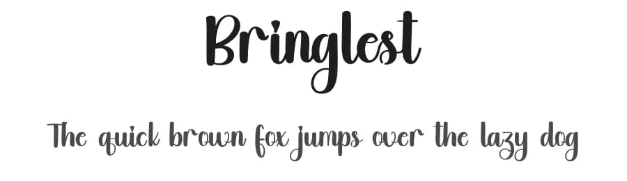 Bringlest by Inermedia Studio — Script Handwritten Font