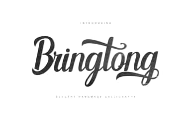 Bringtong Font by joelpopon — Script Handwritten Font — thumbnail 1