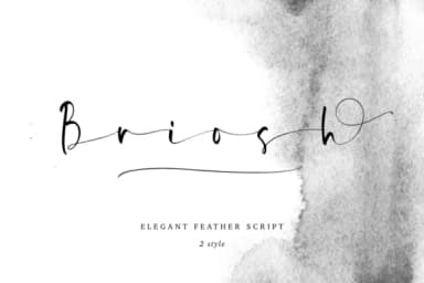 Briosh Font by Pasha Larin — Script Handwritten Font — thumbnail 1