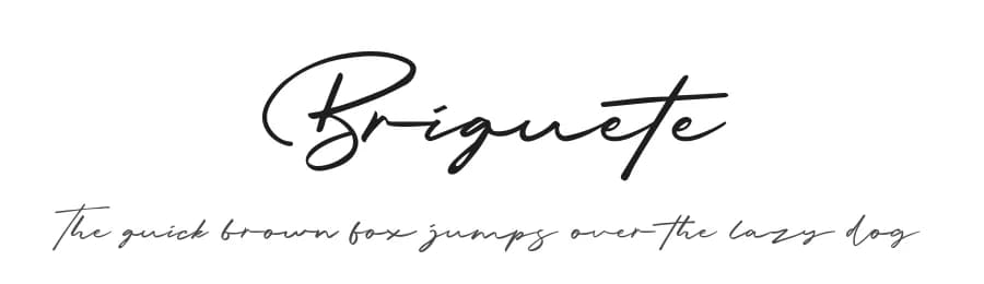 Briquete by Ferry Ardana Putra — Script Handwritten Font