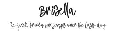 Brisella by Letterara — Script Handwritten Font — thumbnail 1