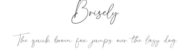 Brisely by Suby Studio — Script Handwritten Font — thumbnail 1