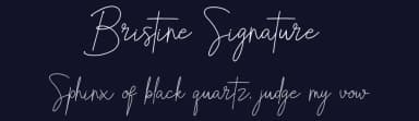 Bristine Signature by RaffaSyad Studio — Script Handwritten Font — thumbnail 2