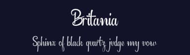 Britania by Rezastudio — Script Handwritten Font — thumbnail 2