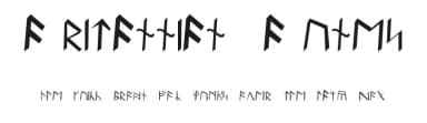 Britannian Runes by Norwick — Dingbats Font — thumbnail 1