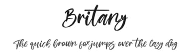 Britany by Perspectype Studio - Letterena.com — Script Handwritten Font — thumbnail 1