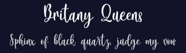 Britany Queens by StringLabs Creative Studio — Script Handwritten Font — thumbnail 2
