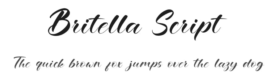 Britella Script by Ronny Studio — Script Handwritten Font
