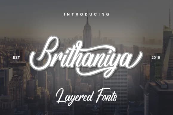 Brithaniya Font by kammaqsum — Script Handwritten Font