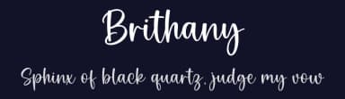 Brithany by Nirmala Creative — Script Handwritten Font — thumbnail 2