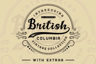 British Columbia Family Font by Haksen — Script Handwritten Font — thumbnail 1