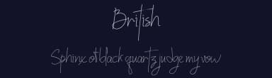 British by AimCreative — Script Handwritten Font — thumbnail 2