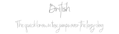 British by AimCreative — Script Handwritten Font — thumbnail 1