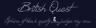 British Quest by JSH creates — Script Handwritten Font — thumbnail 2