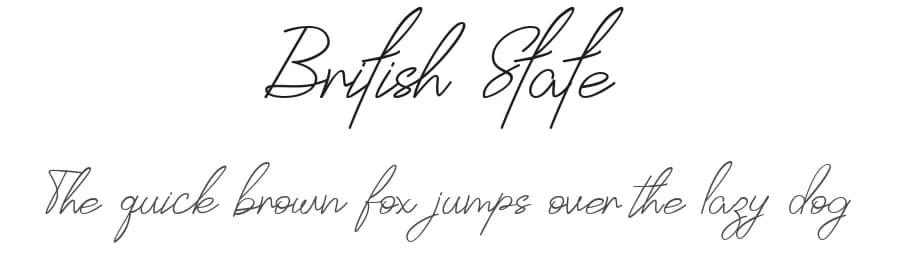 British State by Lettertype Studio — Script Handwritten Font — preview 1