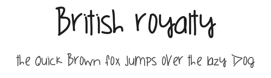 British Royalty by Des Gomez — Script Handwritten Font