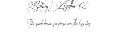 Britney Agatha by RaisProject — Script Handwritten Font — thumbnail 1