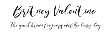 Britney Valentine by Noftanti Studio — Script Handwritten Font — thumbnail 1