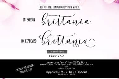 Brittania Font by barland — Script Handwritten Font — thumbnail 2