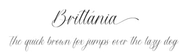 Brittania by Atha Ruah — Script Handwritten Font — thumbnail 1