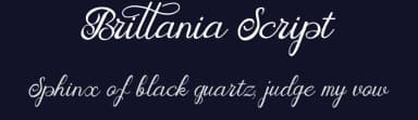 Brittania Script by Axara Type — Script Handwritten Font — thumbnail 2