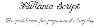 Brittania Script by Axara Type — Script Handwritten Font — thumbnail 1