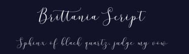 Brittania Script by Barland — Script Handwritten Font — thumbnail 2