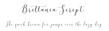 Brittania Script by Barland — Script Handwritten Font — thumbnail 1