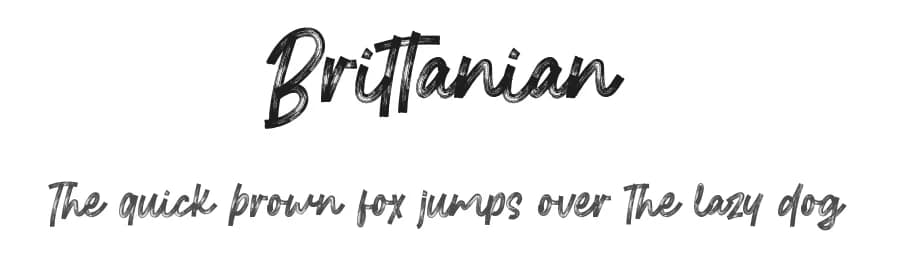 Brittanian by Eifetstype — Script Handwritten Font