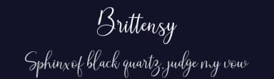 Brittensy by Attract Studio — Script Handwritten Font — thumbnail 2