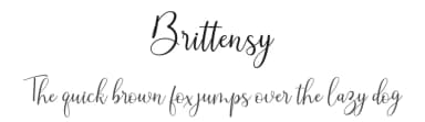 Brittensy by Attract Studio — Script Handwritten Font — thumbnail 1