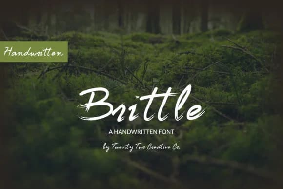 Brittle Font by Twenty Two — Script Handwritten Font