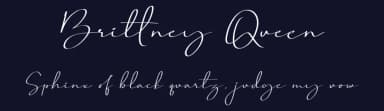 Brittney Queen by RantautypeStudio — Script Handwritten Font — thumbnail 2