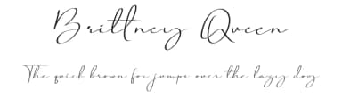 Brittney Queen by RantautypeStudio — Script Handwritten Font — thumbnail 1