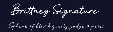 Brittney Signature by Jimtype Studio — Script Handwritten Font — thumbnail 2