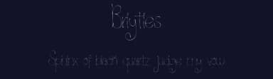 Briyties by setyaisiam _type — Script Handwritten Font — thumbnail 2
