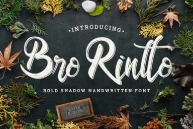 Bro Rintto Font by Kotak Kuning Studio — Script Handwritten Font — thumbnail 1