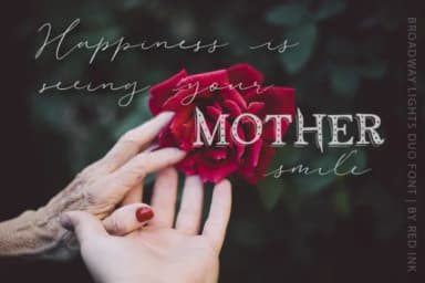 Broadway Lights Duo Font by Red Ink — Script Handwritten Font — thumbnail 7