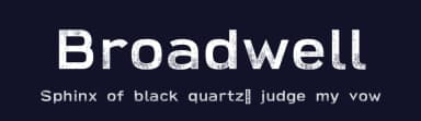 Broadwell by Parker Creative — Sans Serif Font — thumbnail 2