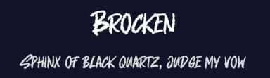 Brocken by Weape Studio — Script Handwritten Font — thumbnail 2