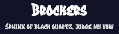 Brockers by Blankids — Script Handwritten Font — thumbnail 2