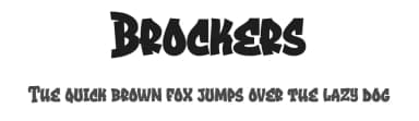 Brockers by Blankids — Script Handwritten Font — thumbnail 1