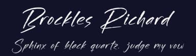 Brockles Richard by Letterena Studios — Script Handwritten Font — thumbnail 2
