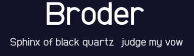 Broder by iqrotype — Sans Serif Font — thumbnail 2