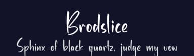 Brodslice by Perspectype Studio - Letterena.com — Script Handwritten Font — thumbnail 2
