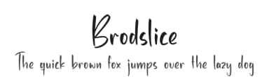 Brodslice by Perspectype Studio - Letterena.com — Script Handwritten Font — thumbnail 1