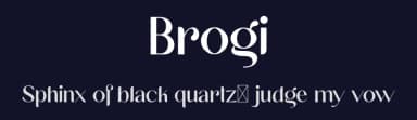 Brogi by FactoryType — Sans Serif Font — thumbnail 2