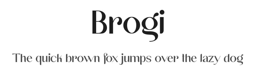 Brogi by FactoryType — Sans Serif Font