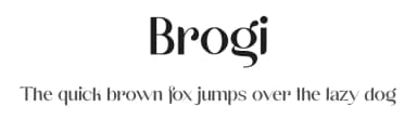Brogi by FactoryType — Sans Serif Font — thumbnail 1